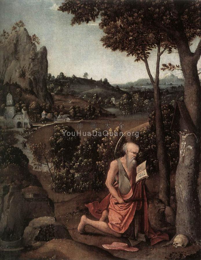 Rocky Landscape With Saint Jerome - 乔吉姆·帕蒂尼尔